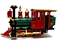 This Christmas-themed Lionel locomotive came from a set Lionel made in the 1990s and early 2000s.  It is much more solid than the 
