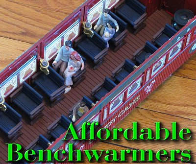 Affordable Benchwarmers - how to get paying customers for your passenger trains cheap.