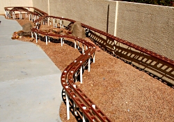 The north end of the B&P is almost ready for track.  Click for bigger photo.