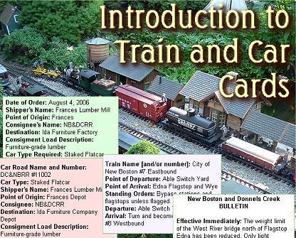 Introduction to Train and Car Cards
