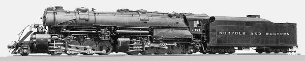 The Norfolk and Western Y6B, the last iteration of this class and one that was used - as I understand it - by other railroads, especially during and after the war. Click for bigger photo.