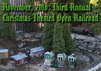 Click to see how we prepared for our 2010 Christmas-themed open railroad.