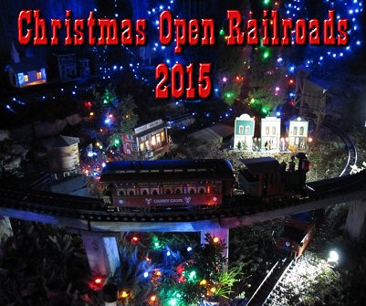 Seeing a garden railroad decorated for Christmas with lights, running trains, and Christmas carols playing in the background is a great way to get a jump start on your family's Christmas spirit.