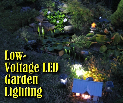Low-Voltage LED Garden Lighting
