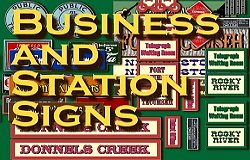 click to go to Business and Station Sign page